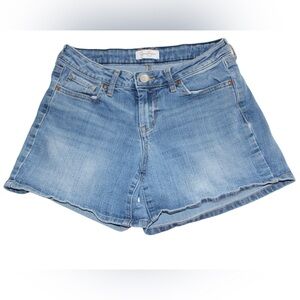 Jessica Simpson Mid Rise Denim Shorts Size 2 / 26 Light Wash